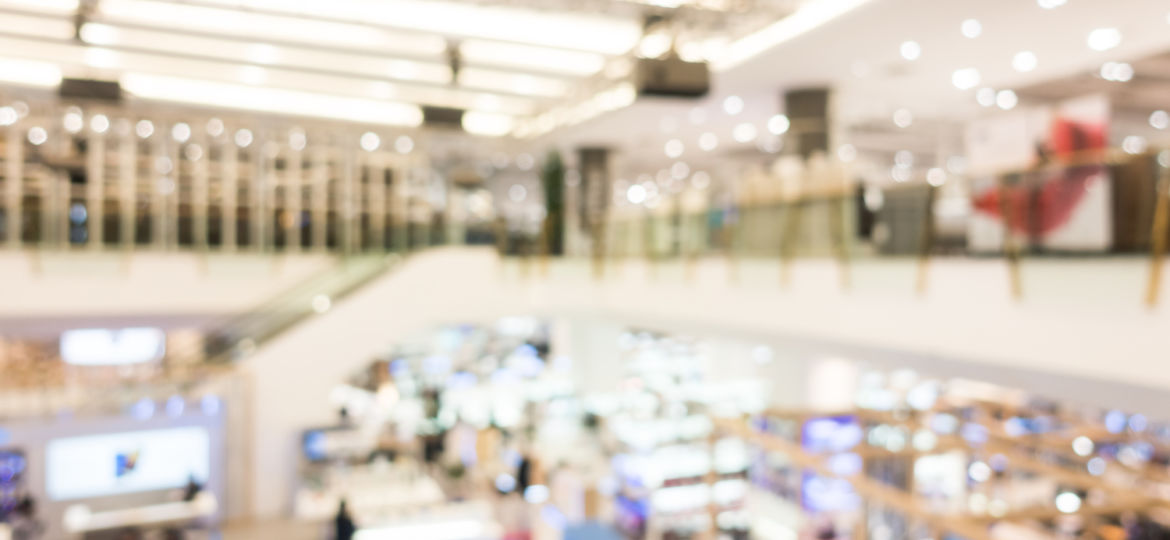 Abstract blur beautiful luxury shopping mall and retails store